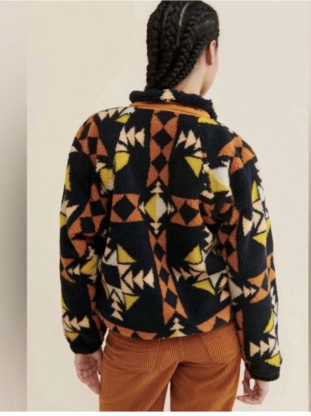 Free People Movement "Hit The Slopes" fleece jacket in Night Sky Combo Size M/L - Picture 5 of 15